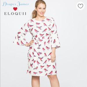 Draper James x ELOQUII Flare Sleeve Dress